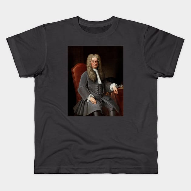 Sir Isaac Newton Kids T-Shirt by warishellstore